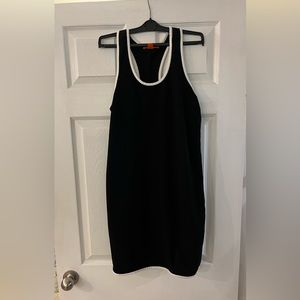 2/$20 - Halter Back Black & White Casual Beach Dress  - Resort Wear / XS